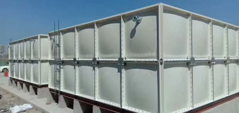fiberglass water storage tank