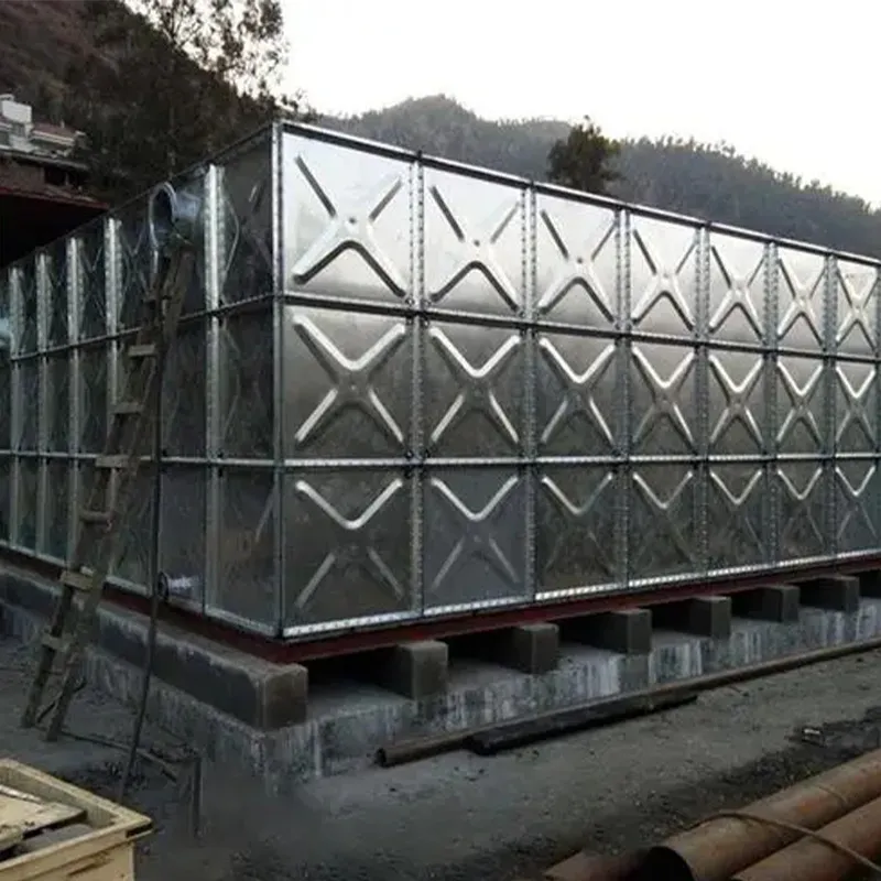 Modular Square Tanker Hot Dipped Galvanized Steel Water Tank