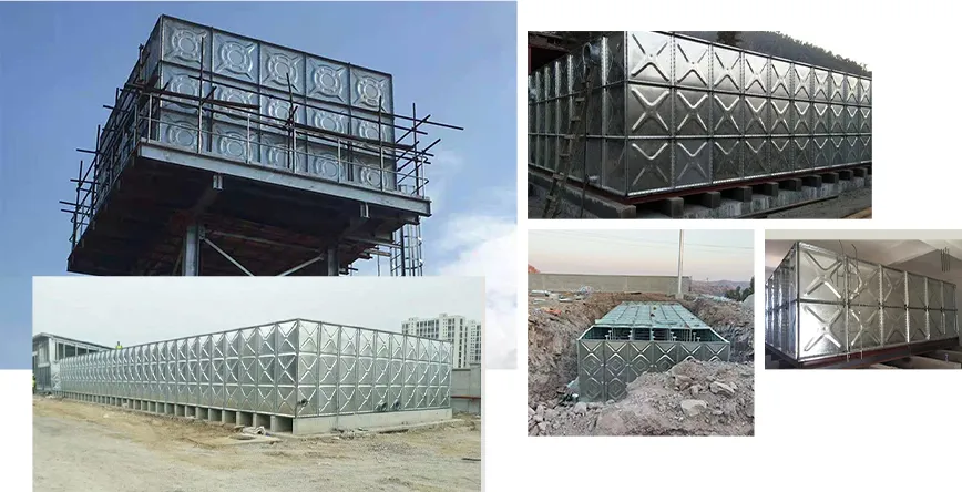 grp sectional water tanks prices