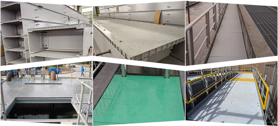 fibreglass mesh walkway